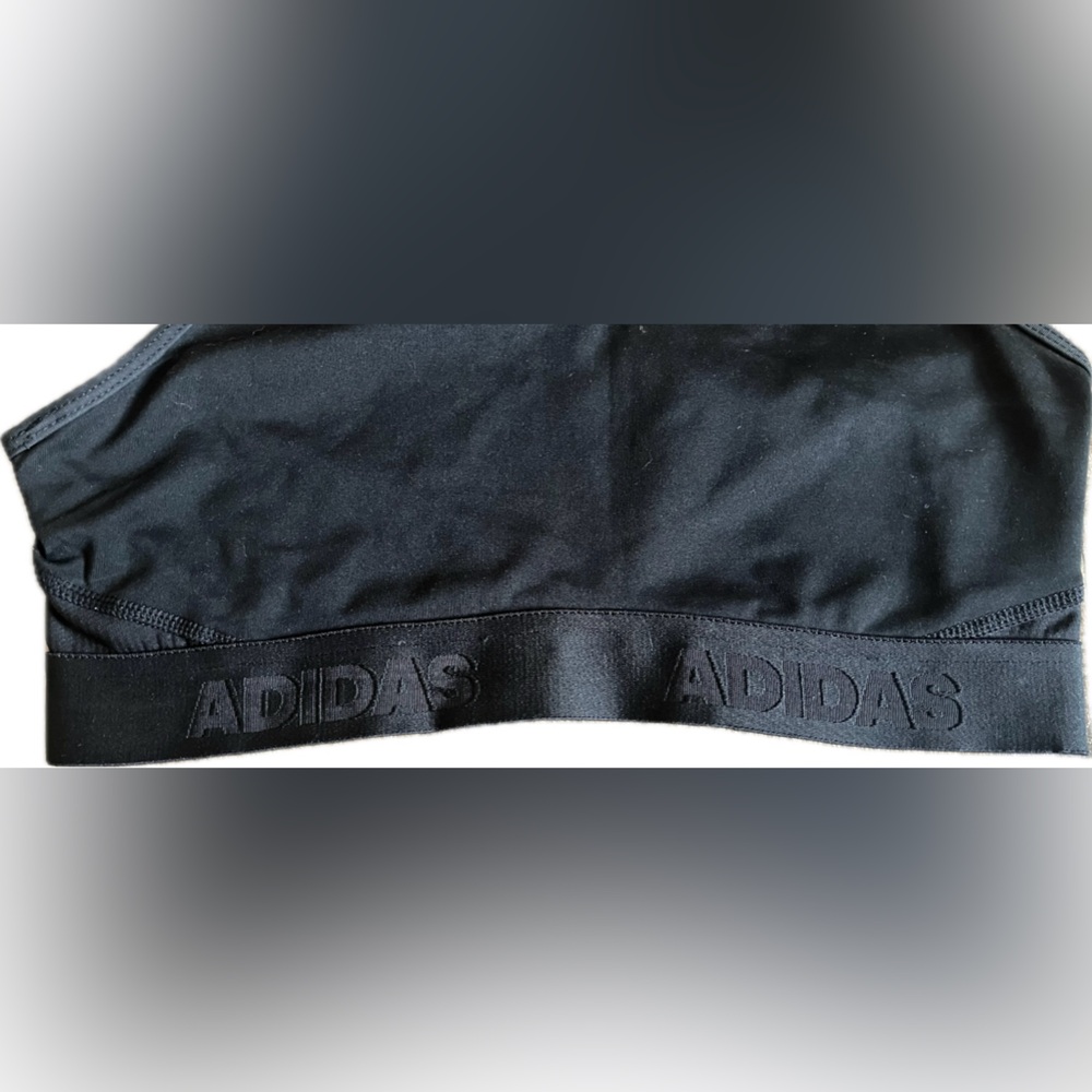 Adidas Black Racerback Alphaskin Climacool Sports Bra. Women’s size Small - Picture 3 of 6
